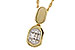 B329-14681: NECKLACE .07 TW BAG .12 TW