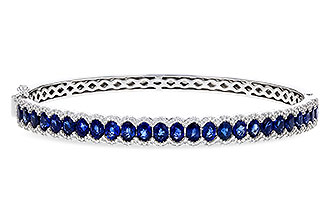 B329-16472: BANGLE 5.09 TW SAPPHIRE 5.65 TGW