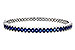 B329-16472: BANGLE 5.09 TW SAPPHIRE 5.65 TGW