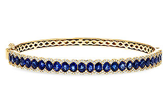 B329-16472: BANGLE 5.09 TW SAPPHIRE 5.65 TGW