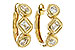 B329-16536: EARRINGS .42 TW FANCY CUT DIAS