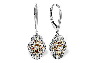 B329-17418: EARRINGS .20 TW