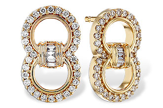 B330-00099: EARRINGS .05 TW BAGS .28 TW
