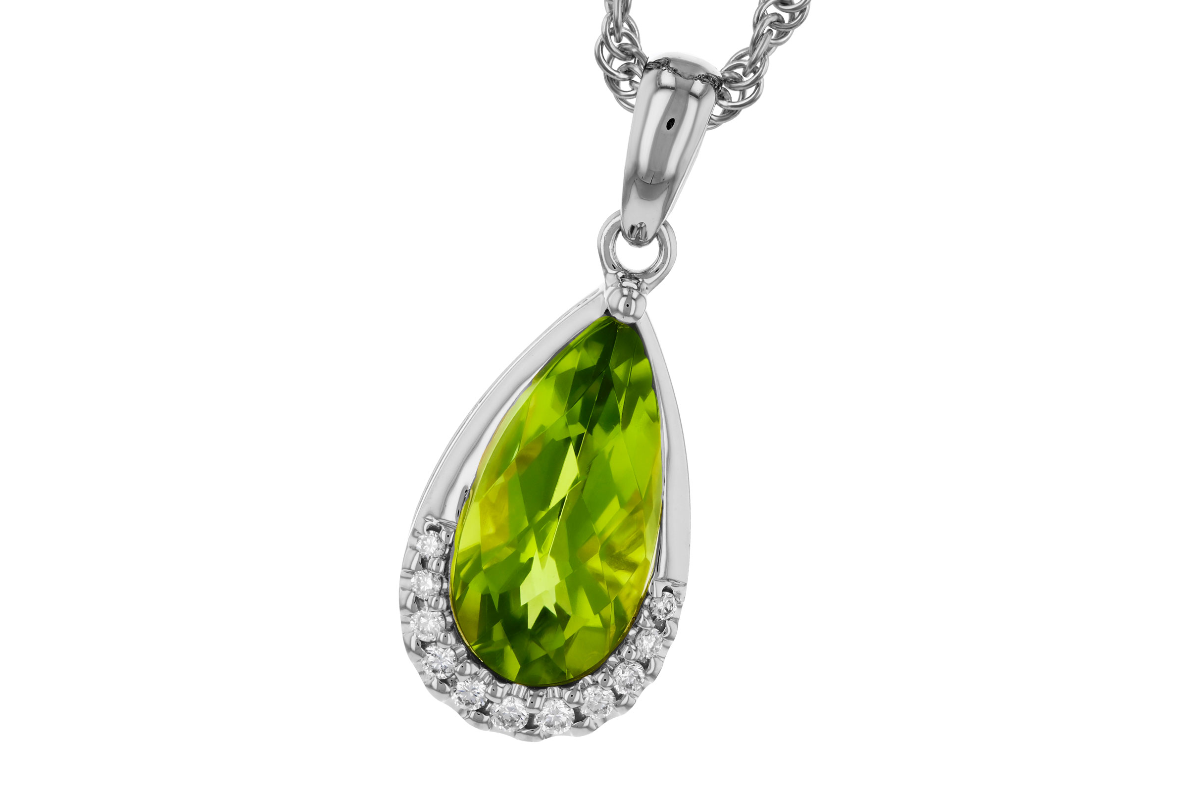 B330-01927: NECK 1.94 PERIDOT 2.00 TGW (12x6MM PS)