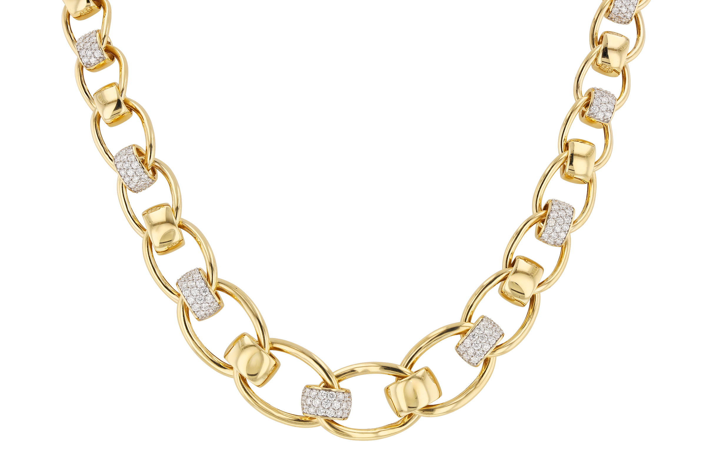 B330-01990: NECKLACE 2.00 TW (17")