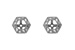 C054-62836: EARRING JACKETS .08 TW (FOR 0.50-1.00 CT TW STUDS)