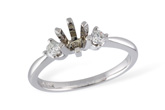 C060-02836: LDS SEMI DIA RING .14 TW