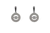 C240-98345: EARRINGS .50 TW