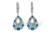 C241-89254: EARR 4.01 BLUE TOPAZ 4.24 TGW