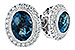 C243-64654: EARR 1.76 LONDON BLUE TOPAZ 2.01 TGW