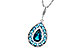 C244-58345: NECK 2.55 TW BLUE TOPAZ 2.65 TGW