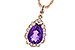 C244-61936: NECKLACE 1.53 AMETHYST 1.68 TGW (10x7 PS)