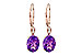 C244-62827: EARR 2.85 TW AMETHYST 2.90 TGW (9x7MM AMY)
