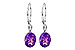 C244-62827: EARR 2.85 TW AMETHYST 2.90 TGW (9x7MM AMY)