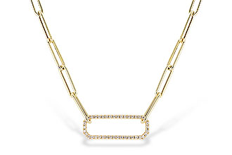 C328-18363: NECKLACE .50 TW (17 INCHES)