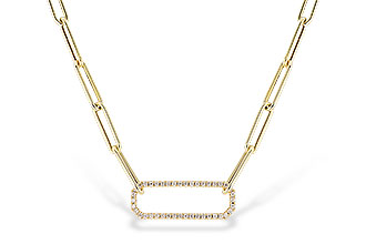 C328-18363: NECKLACE .50 TW (17 INCHES)