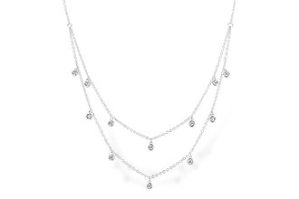 C328-19263: NECKLACE .22 TW (18 INCHES)
