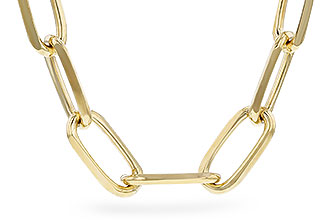 C328-23781: PAPERCLIP XL (8IN, 5.2MM, 14KT, LOBSTER CLASP)