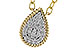C328-25599: NECKLACE .32 TW (18")