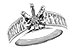 C328-26536: LDS SEMI DIA RG 1.22 TW BAGUETTES