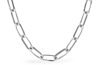 C329-10154: PAPERCLIP MD (7IN, 3.10MM, 14KT, LOBSTER CLASP)