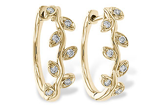 C329-11063: EARRINGS .25 TW