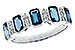 C329-11945: LDS RG 1.46 TW LONDON BLUE TOPAZ 1.58 TGW