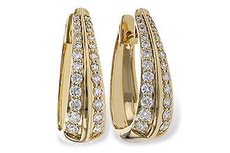 C329-11954: EARRINGS 2.00 TW
