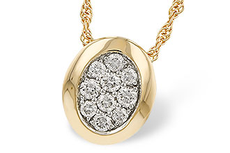 C329-15563: NECKLACE .25 TW