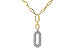 C329-16490: NECKLACE .96 TW (18")
