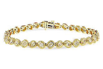 C329-16527: BRACELET 2.15 TW FANCY CUT DIAMONDS