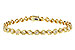 C329-16527: BRACELET 2.15 TW FANCY CUT DIAMONDS