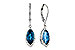 C329-16545: EARR 2.42 TW LONDON BLUE TOPAZ 2.50 TGW (9x5MM MQ)