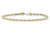 D242-81017: BRACELET 2.22 YELLOW DIA 3.04 TW