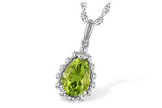 D243-67445: NECKLACE 1.30 CT PERIDOT