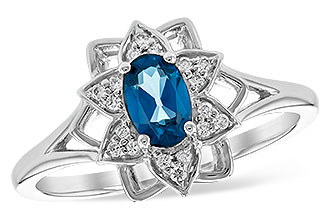 D243-70108: LDS DIA RG .47 BLUE TOPAZ .56 TGW