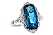 D244-55554: LDS RG 6.75 LONDON BLUE TOPAZ 6.90 TGW