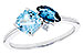 D328-20136: LDS RG 1.49 TW BLUE TOPAZ 1.52 TGW