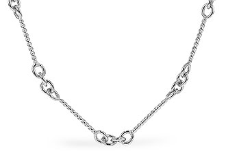 D328-23781: TWIST CHAIN (0.80MM, 14KT, 24IN, LOBSTER CLASP)