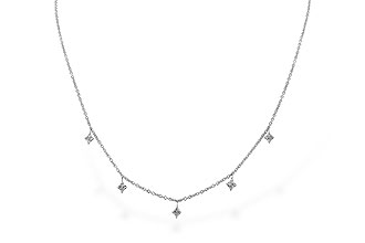 D328-25599: NECKLACE .19 TW (18")