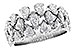 D328-26481: LDS DIA WED RG 1.85 TW FANCY CUT DIAS