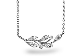 D329-11917: NECKLACE .32 TW (18")