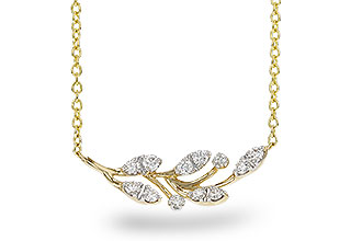 D329-11917: NECKLACE .32 TW (18")
