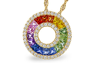 D329-11945: NECK 1.53 MULTI-COLOR SAPP 1.82 TGW