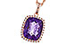 D329-11963: NECKLACE 4.57 AMETHYST 4.81 TGW (12x10MM CU)