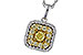 D329-12872: NECK .23 FANCY YELLOW DIAMONDS .65 TW