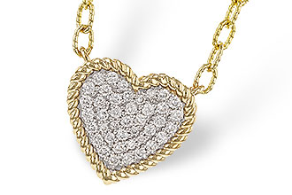 D329-14654: NECKLACE .32 TW (18")