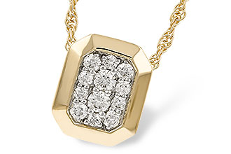D329-15563: NECKLACE .25 TW