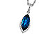 D329-16545: NECK 2.14 LONDON BLUE TOPAZ 2.20 TGW (12x6MM MQ)