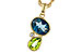 D329-17408: NECKLACE 2.43 SEMI-PREC (PER,LBT) 2.45 TGW